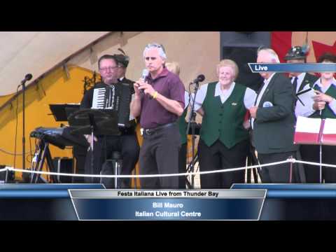 Festa Italiana Opening & Alpini Choir singing Canada & Italian National Anthem