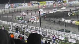 preview picture of video '6th Annual Lucas Oil Knoxville Late Model Nationals **B-Main** October 4, 2009- Knoxville, Iowa'