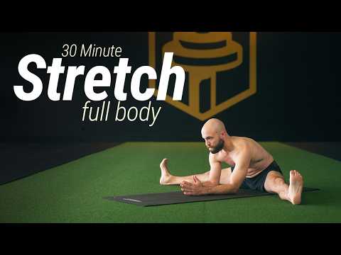 30 Minute Full Body Stretch Workout | Follow Along, No Talking
