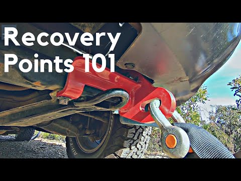 4WD Vehicle Rated Recovery Points - 2 Important Considerations TOW POINTS vs. RATED RECOVERY POINTS!