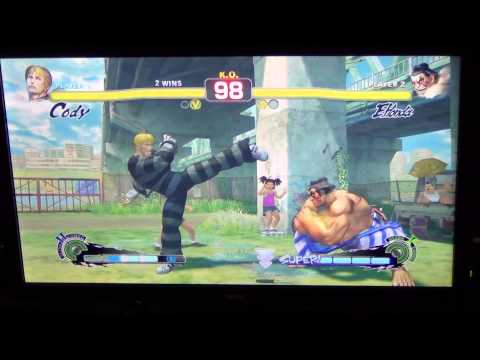 WNF Super Street Fighter 4 AE Kurryfiend (Cody) vs Arrow (E.Honda)