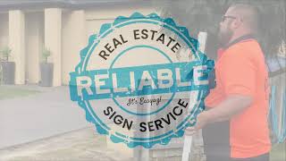 Real estate signage services