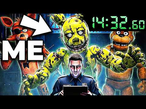 I Tried 100% Speedrunning FNAF Simulator. Big Mistake.