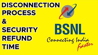 How to Disconnect BSNL Broadband Connection Online & Security Deposit Refund