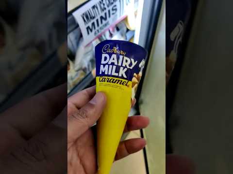 Dairy Milk Caramel Cornetto #dairymilk #cadbury #cornetto #uniqueshorts #uae #viral #dubaifood #dxb