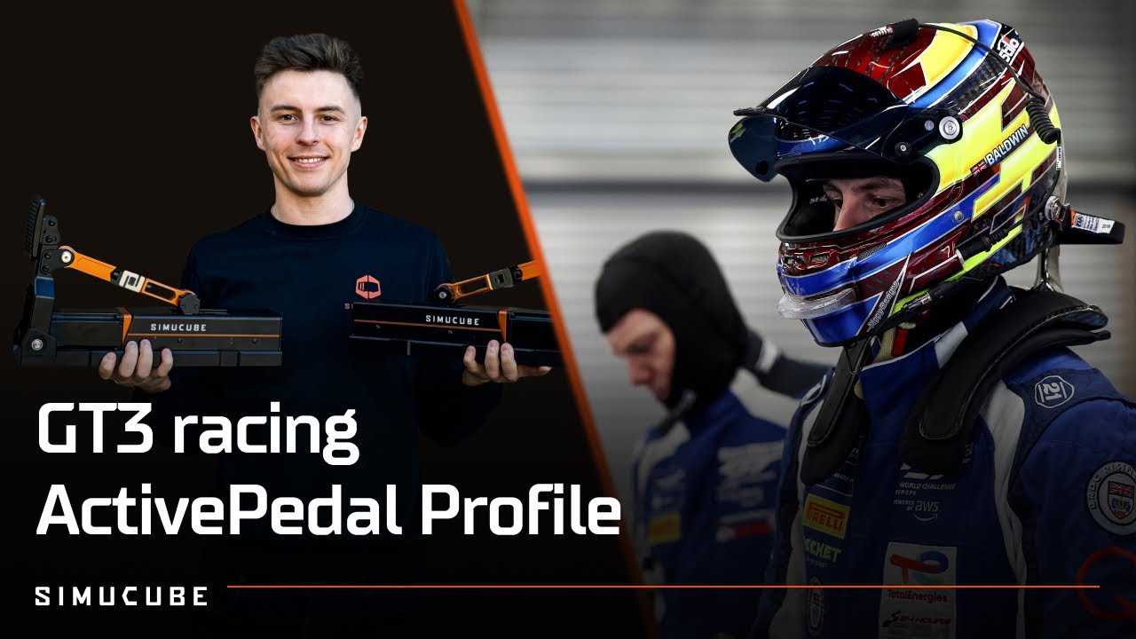 GT3 driver and professional sim racer - James Baldwin McLaren 720S GT3 EVO Pedal Profile