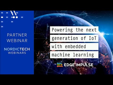 YouTube Video Thumbnail for Powering the next generation of IoT with Embedded Machine Learning