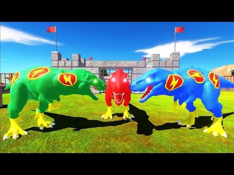 Hunting found Jurassic world evolution 2 flash t-rex vs spinosaurus dinosaurs fighting arbs battle