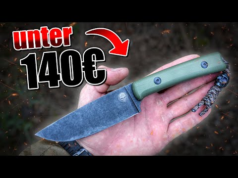 MEIN EIGENES MESSER für unter 140€ | Outdoor Bushcraft Survival Messer Review deutsch 4K