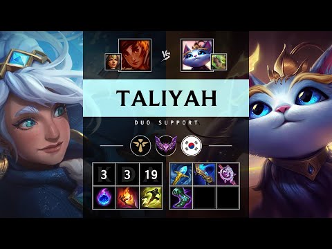 Taliyah Support vs Yuumi - KR Master Patch 25.18