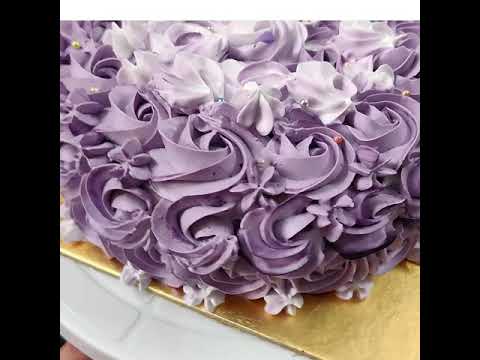 Lavender Rose Cake 💜