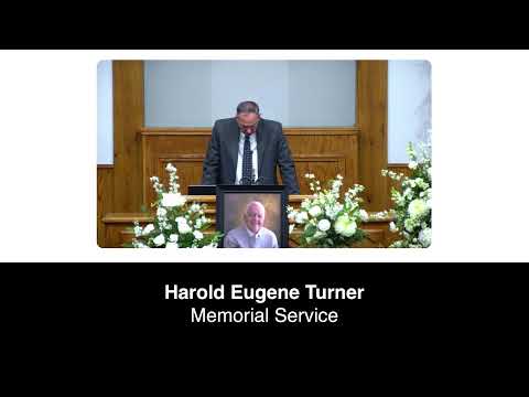 Harold Turner Memorial Service
