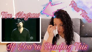 First Time REACTING to Tim Mcgraw | If You&#39;re Reading This | LIVE ACM 2007 | So Emotional 😭