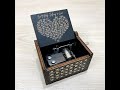 Can’t Help Falling in Love Hand Cranked Wooden Music Box