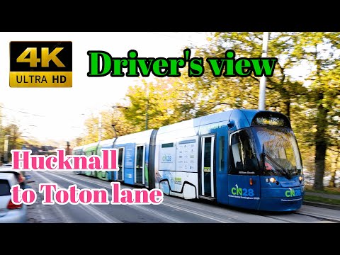 Driver's view of NET Tram LINE1