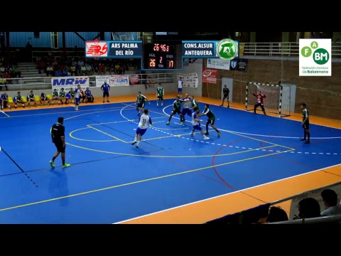 ARS PALMA DEL RIO VS CONSERVAS ALSUR BM ANTEQUERA. JORNADA 1 DHPLATA MASCULINA 18-19