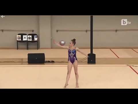 Stiliana Nikolova live - new ball routine 2023 rhythmic gymnastics.