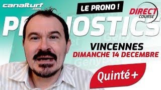 emission video des courses turf pmu du Dimanche 14 décembre 2025