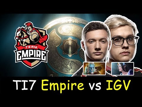 Dota2 The International 2017: Team Empire (Dire) vs iG.Vitality (Radiant) highlights