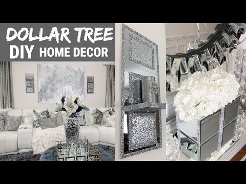 DIY Home Decor Ideas | Dollar Tree DIY Mirror Wall Decor | DIY Glam Decor Video