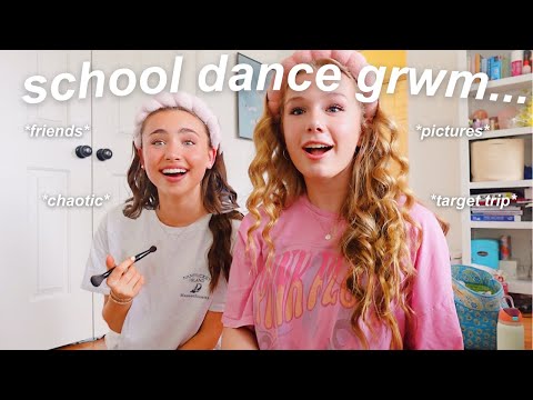 get ready with me for a school dance *chaotic* 🪩💘