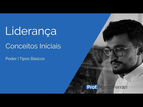 Liderança - Conceitos Iniciais - Poder - Tipos Básicos