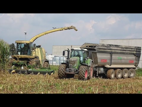 Krone BiGX 1100 - EasyCollect 900-3 | 5X Fendt tractors