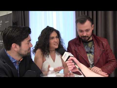 ESCKAZ in Madrid: Interview with Timebelle (Switzerland) at Eurovision-Spain Pre-Party