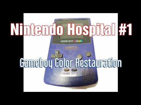 Nintendo Hospital #1 Gameboy Color restoration! #fleamarket #nintendo