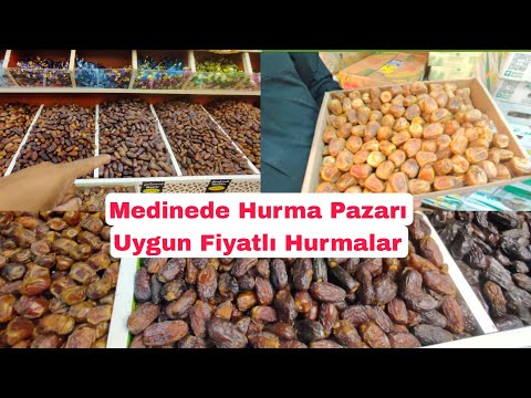 MEDİNEDE HURMA NEREDEN ALINIR? HURMA PAZARI HEMDE MESCİDİN HEMEN YANI BAŞINDA (3 NİSAN 2024)