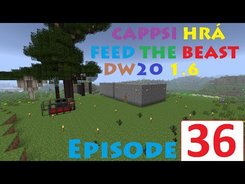 Cappsi hrá Feed the Beast 1.6 [SK] ep. 36 - Cucanie diamondových chestiek (FullHĐ)