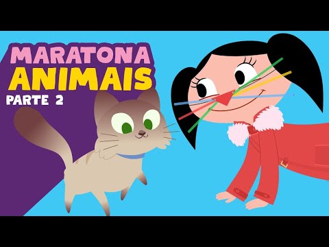 🟠 MARATONA ANIMAIS  🐱🦎 - Parte 2 l O Show da Luna!