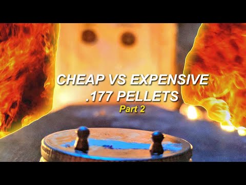 BREAK BARREL AIRGUN ACCURACY WITH Cheap Vs Expensive Pellet  PART 2/2