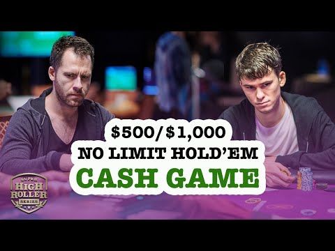Super High Roller Bowl Europe Series | $500/$1,000 Texas Hold'em Cash Game