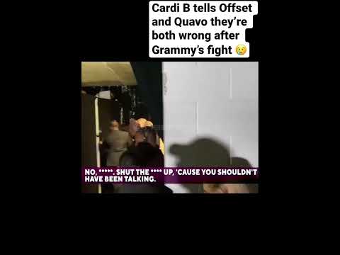 Cardi B allegedly tells Offset and Quavo they’re both wrong after Grammy’s fight