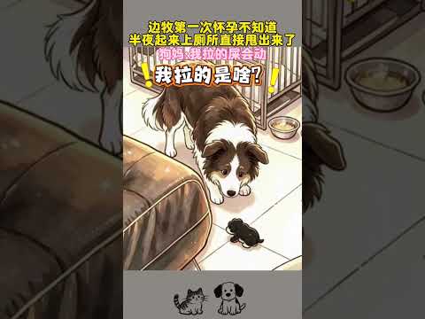 狗狗第一次懷孕沒經驗直接帥了出來#畫畫 #搞笑 #剪映 #狗狗 #搞笑視頻
