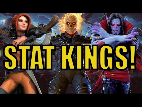 Morbius & Ghost Rider CRAZY STRONG! Dark Hunters REWORK MATH! MARVEL Strike Force