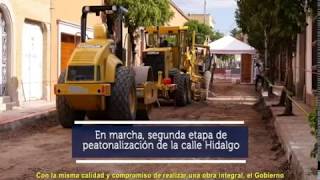 EN MARCHA, SEGUNDA ETAPA DE REMODELACIÓN DE CALLE HIDALGO