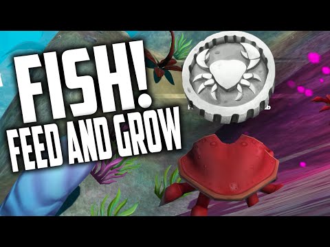 Feed And Grow Fish - CRAB ACHIEVEMENTS, RAGE FAILS (Early Access Gameplay)