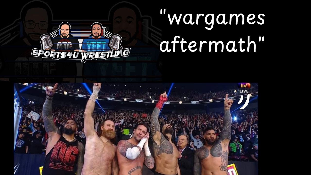 Sports4U wrestling podcast Ep. 10  "wargames aftermath" ft Ringside Rant