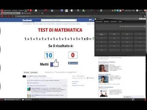 test matematica 10 o 0?