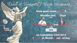 2nd - 3rd September 2016. Feast of Trumpets Rapture??