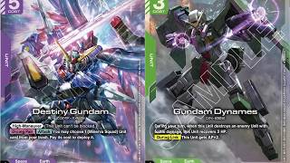 P/W Destiny Blockers vs. G/R CB Dynames | Gundam Card Game Locals Gameplay