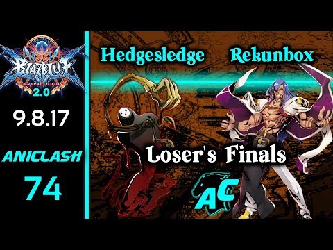 AniClash 74 - Hedgesledge (Arakune, Ragna) vs Rekunbox (Bang, Hibiki, Azrael) Loser's Finals - BBCF2