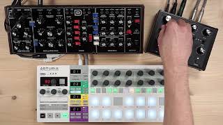Video thumbnail for Audiothingies Doctor A with... Arturia BSP + Behringer Model D by audiothingies