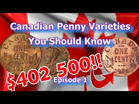 Canadian Penny Varieties Worth Money Ep.1 - 1929, 1936 Dot Penny - Canadian Pennies to Look For