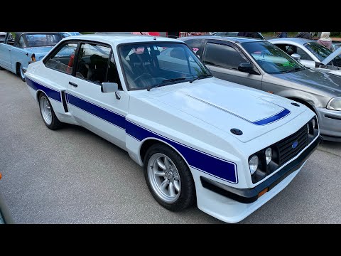 1979 Ford Escort MK2 RS2000 X Pack (YWN 466T) Humber Bridge Classic Car Night 19/05/23.