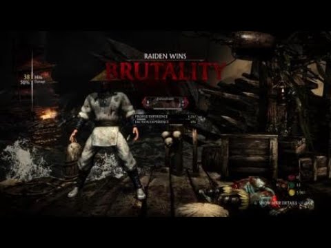 Raiden 50% into brutality