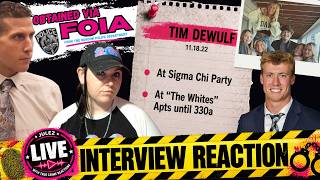 🚨LIVE! Friend of Ethan and Xana Who was Also at Sigma Chi Interviews with Police | Tim DeWulf 11.18