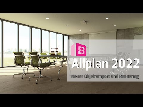 ALLPLAN 2022 Datenaustausch und Rendering